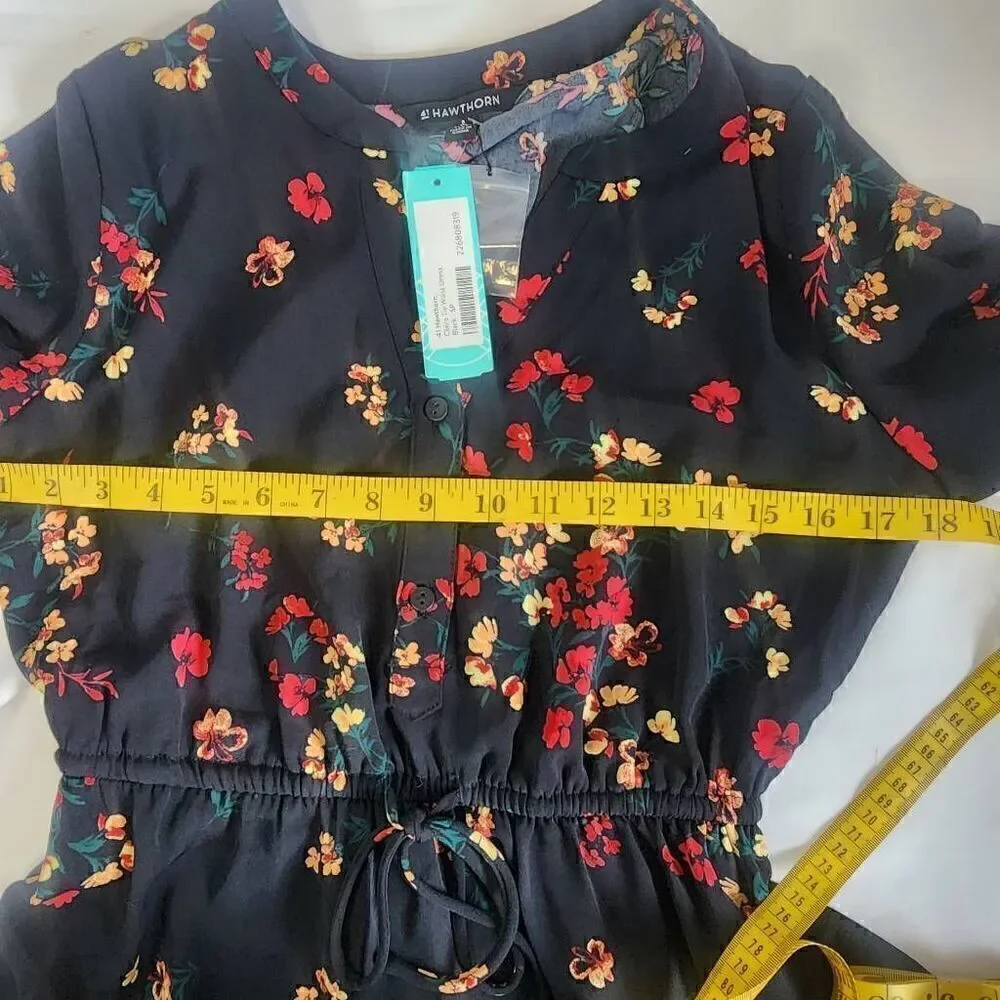 41 Hawthorn Claira Tie Waist Dress Women's Size S Petite G14